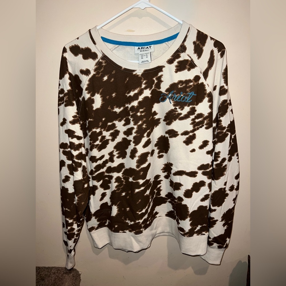 NWOT Ariat R.E.A.L. Hide Crew Sweatshirt